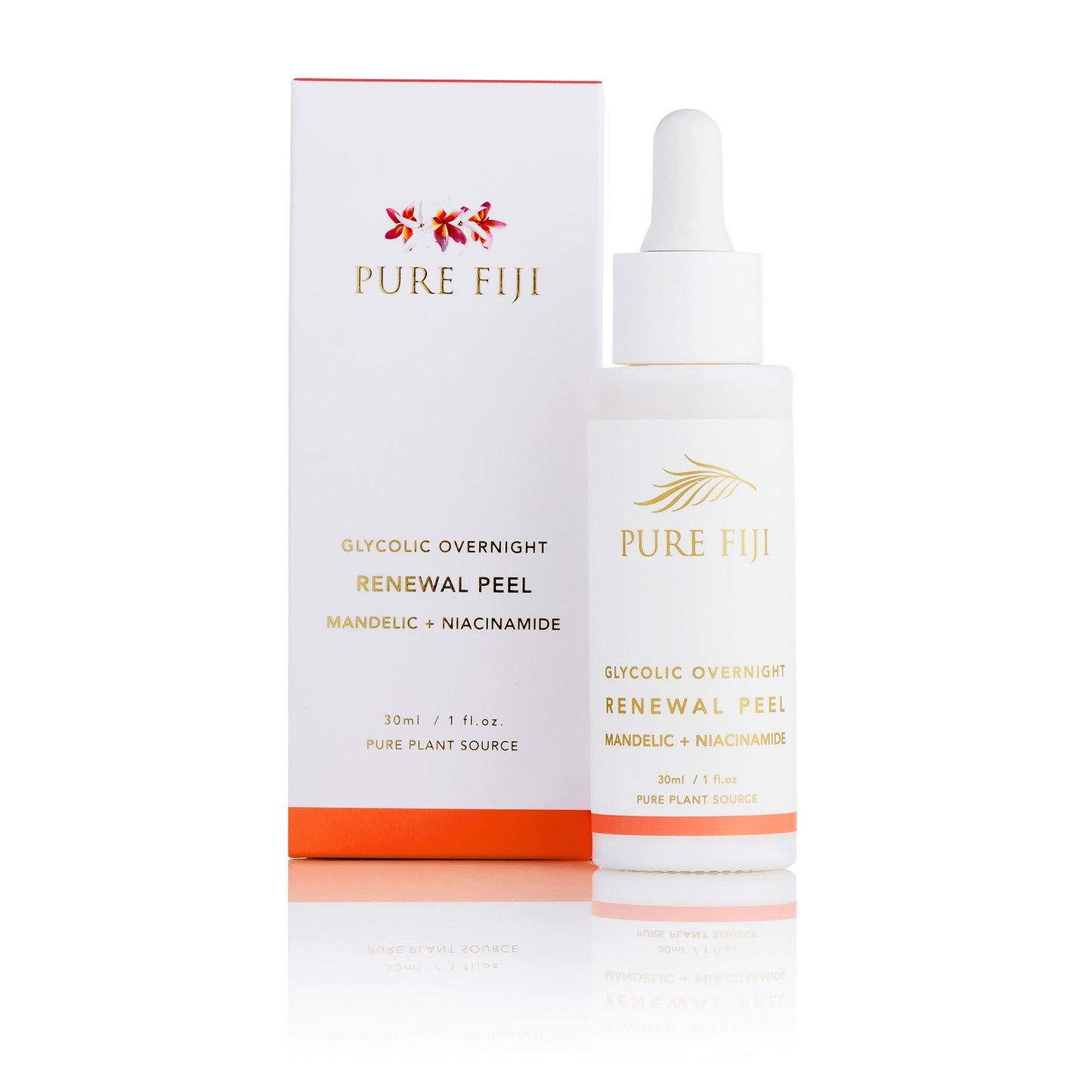 Pure Fiji Glycolic Overnight Renewal Peel with Mandelic + Niacinamide (1oz/30ml)