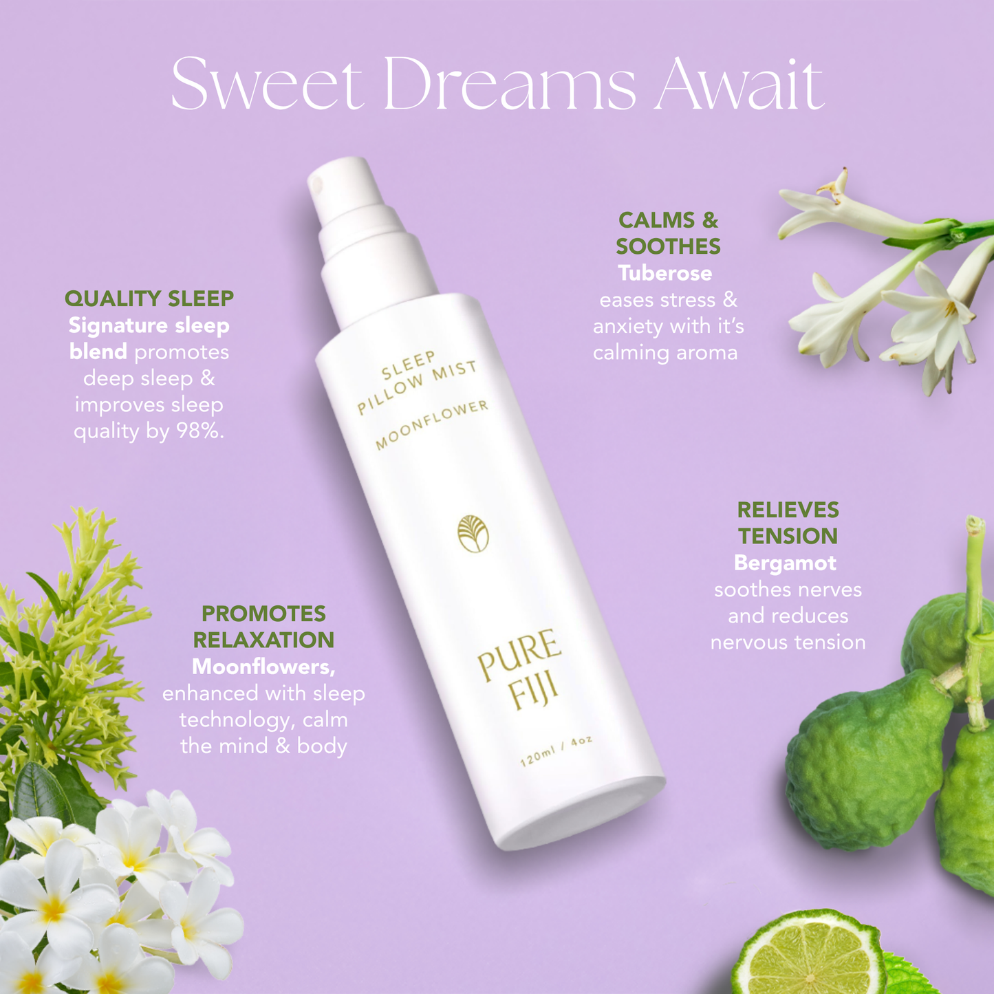 Pure Fiji Sleep Pillow Mist (4oz/120ml)