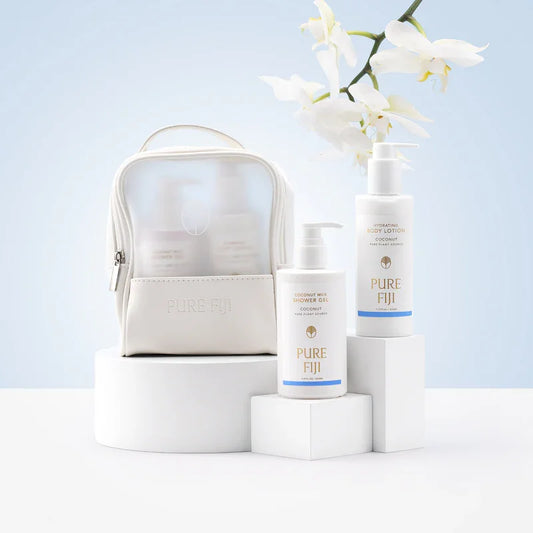 Pure Fiji Body Mates Gift Set with Toiletry Bag - Verdo Nails & Beauty NZ