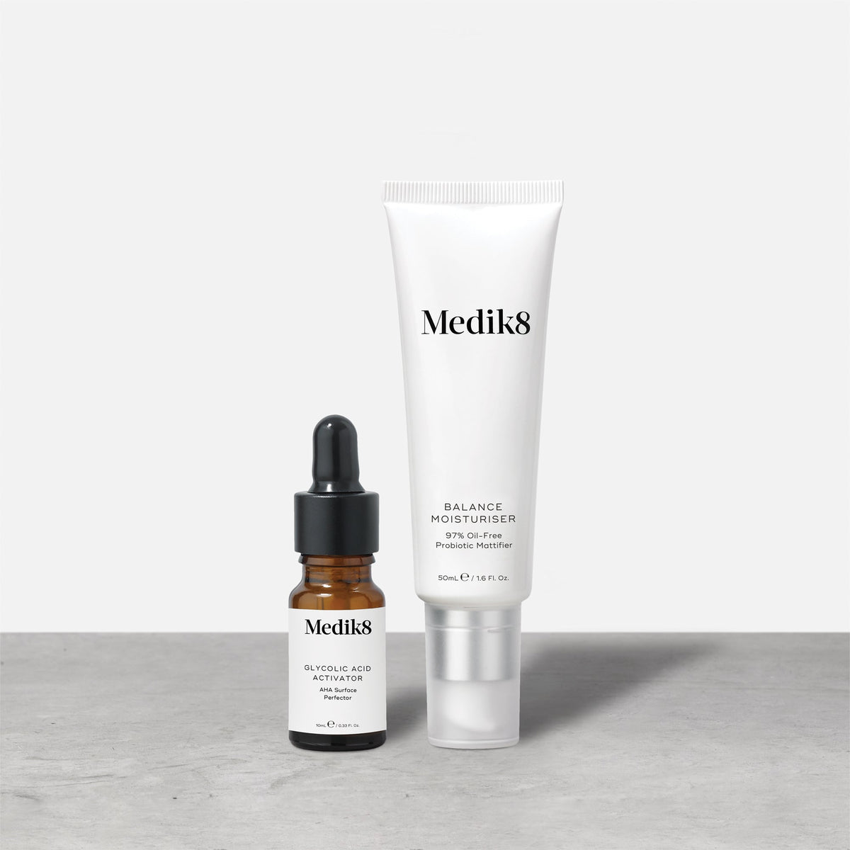Medik8 Balance Moisturiser with Glycolic Acid Activator