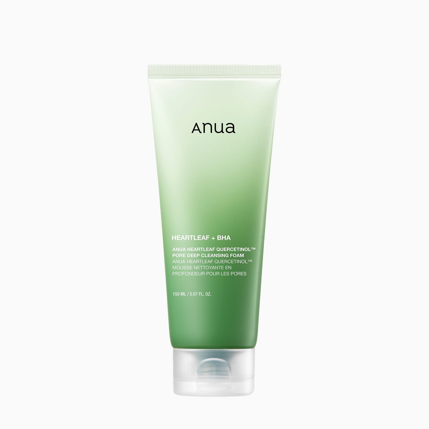 Anua Heartleaf Quercetinol Pore Deep Cleansing Foam 150ml tube