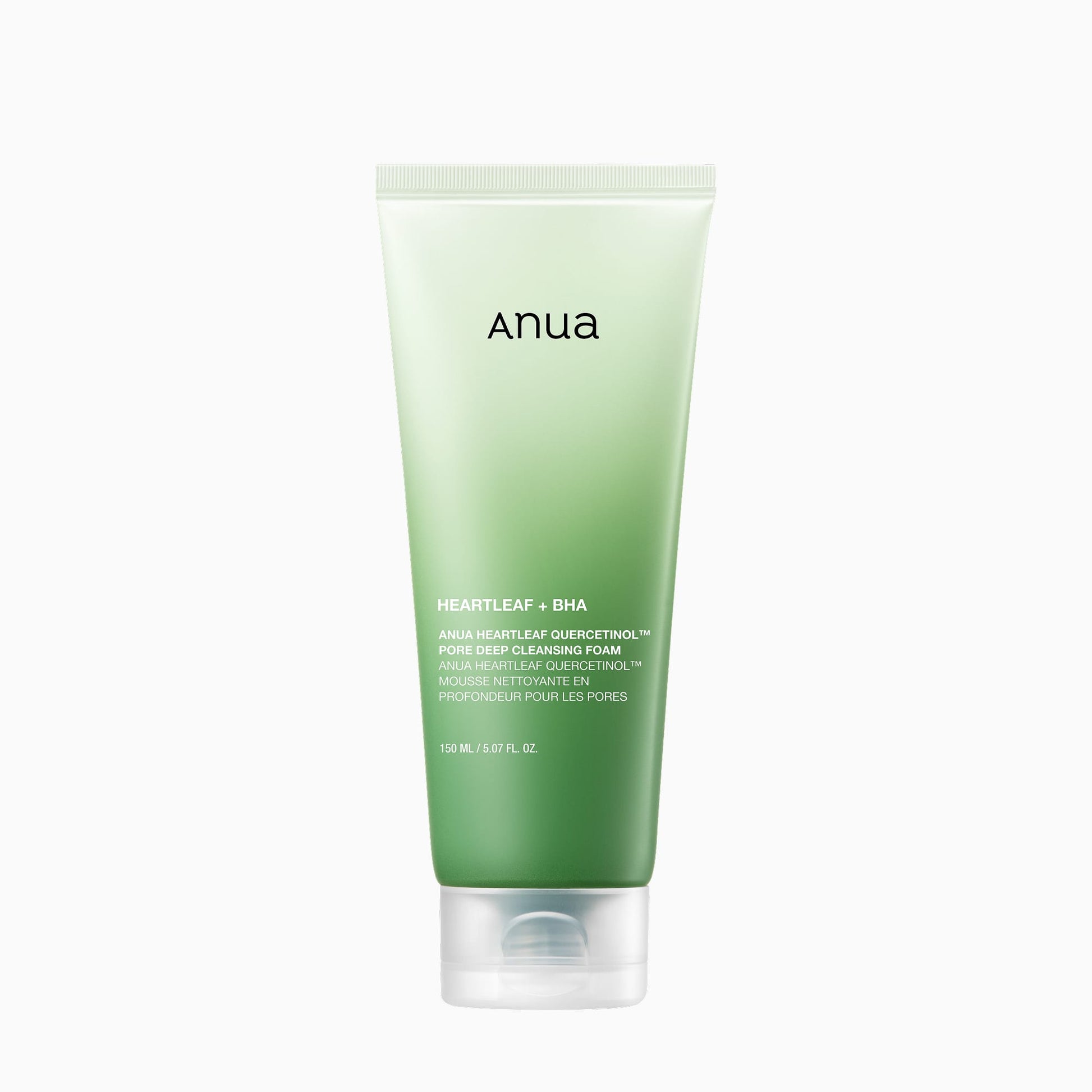 Anua Heartleaf Quercetinol Pore Deep Cleansing Foam 150ml tube