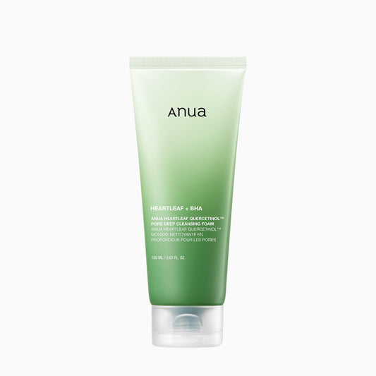 Anua Heartleaf Quercetinol Pore Deep Cleansing Foam 150ml tube
