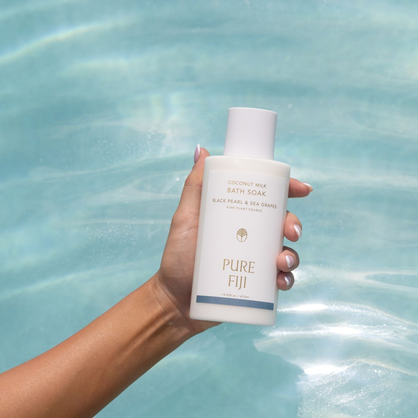 Pure Fiji Black Pearl & Sea Grapes Milk Bath Soak (14oz/415ml)