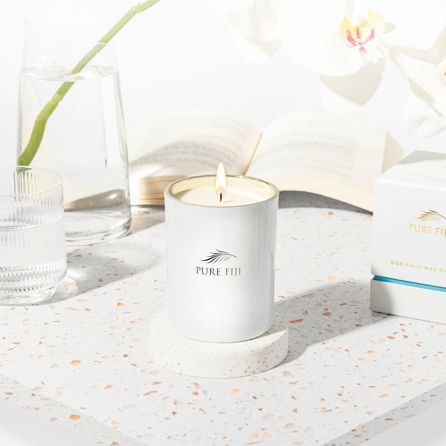 Pure Fiji Coconut Wax Candle (9oz/255ml)