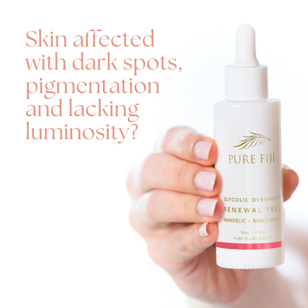 Pure Fiji Glycolic Overnight Renewal Peel with Mandelic + Niacinamide (1oz/30ml)