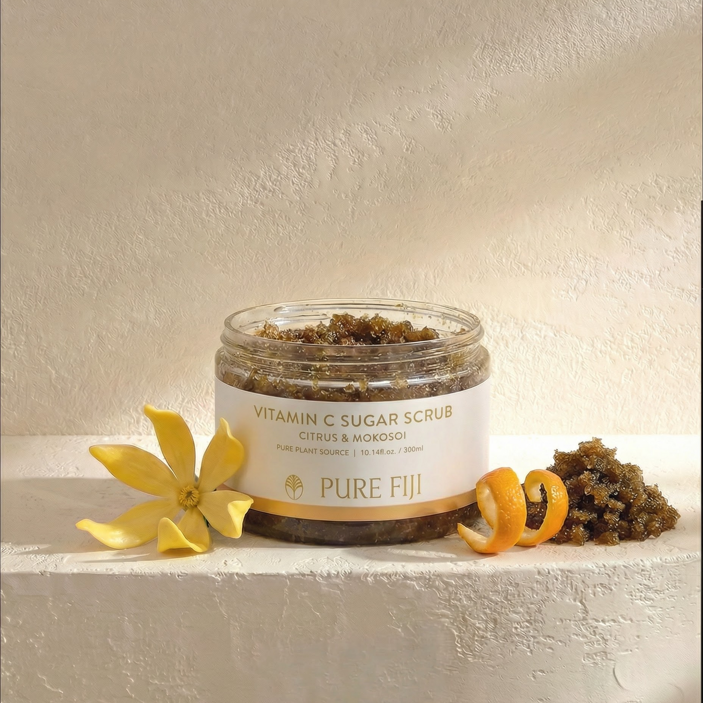 Pure Fiji Vitamin C Citrus & Mokosoi Sugar Scrub (10.14oz/300ml)