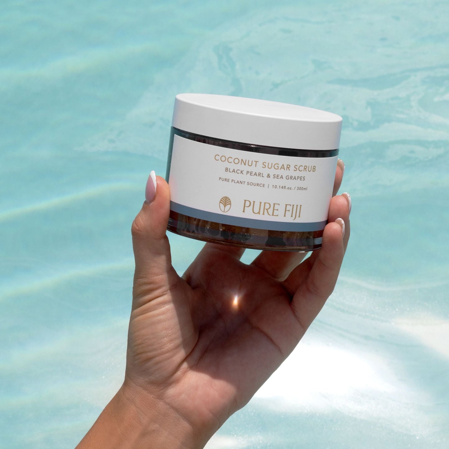 Pure Fiji Black Pearl & Sea Grapes Sugar Scrub (10.14oz/300ml)