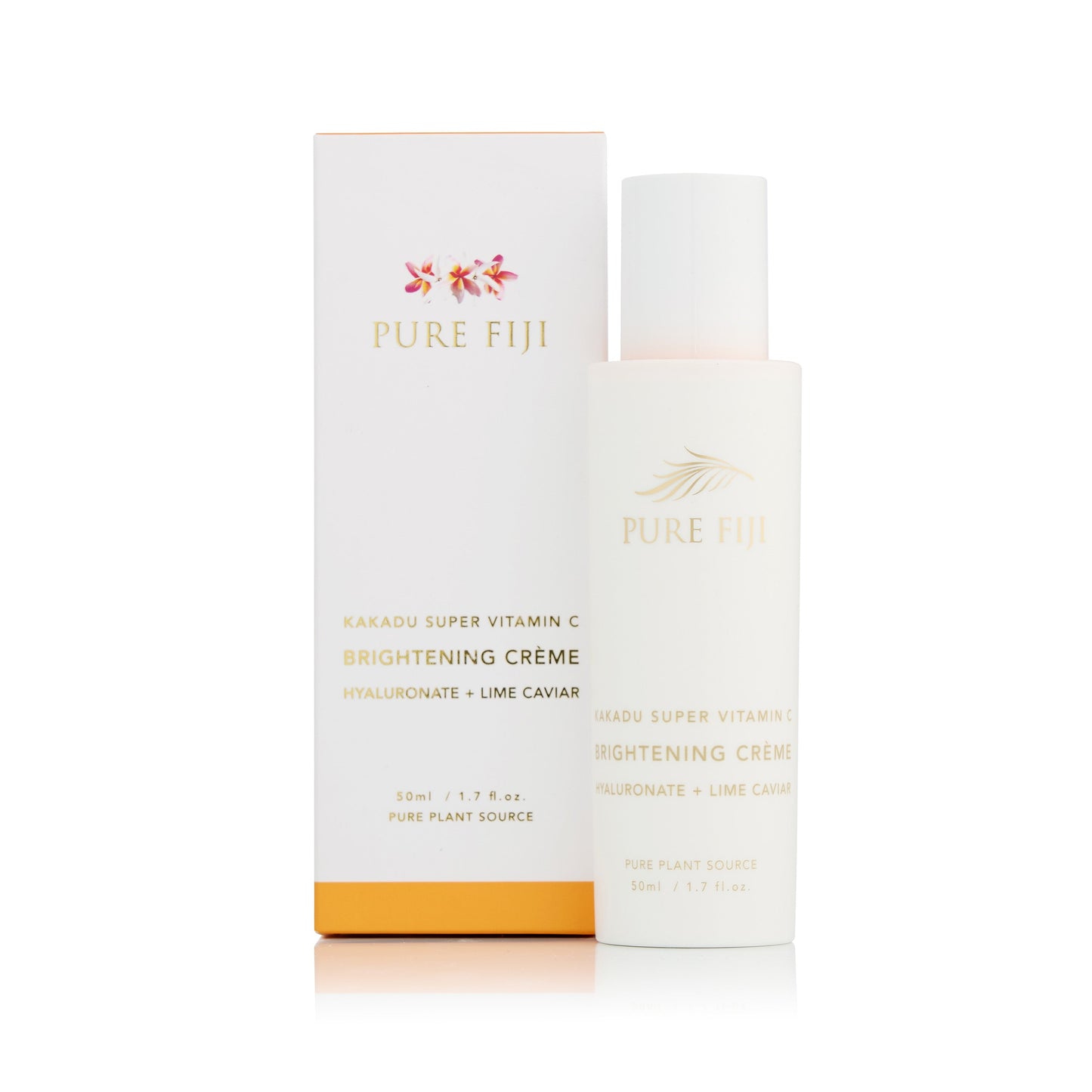 Pure Fiji Vitamin C Brightening Creme with Hyaluronic & Lime Caviar (1.7oz/50ml)