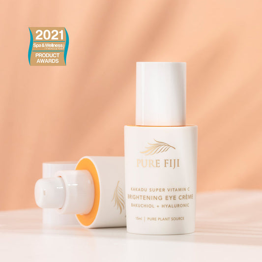 Pure Fiji Kakadu Super Vitamin C Brightening Eye Creme with Bakuchiol + Hyaluronic (0.5oz/15ml)