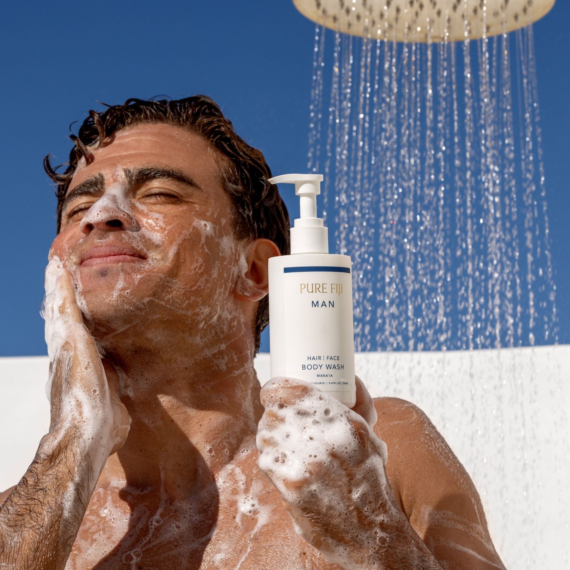 Pure Fiji MAN Hair Face & Body Wash (9.47oz/280ml)